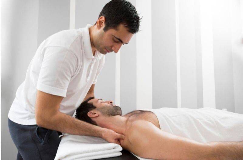 Peaceful spa interior